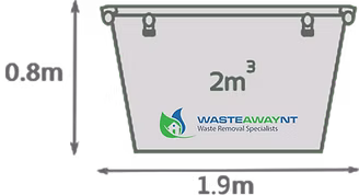 2 Cubic Meter Skip Bin