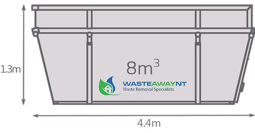 8 Cubic Metre Skip Bin